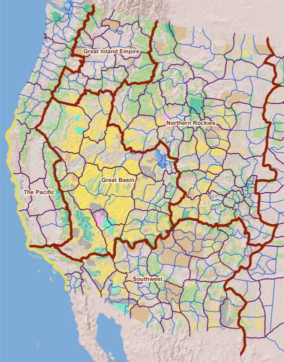 Cultural Resource Units of the Western United States